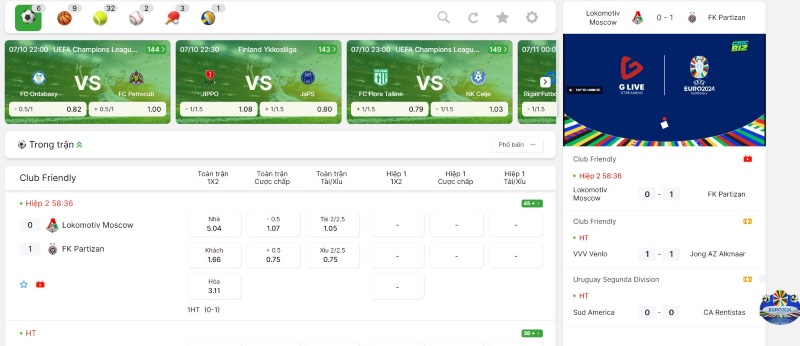 Cá cược bóng đá hấp dẫn